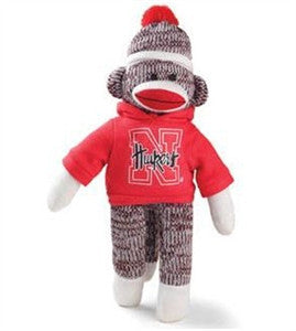 Nebraska Cornhuskers Sock Monkey