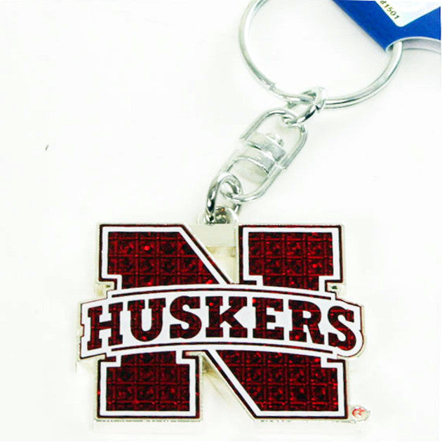 Nebraska Cornhuskers Keychain - Shanghi Diamond